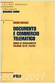 Copertina di Documento e commercio telematico